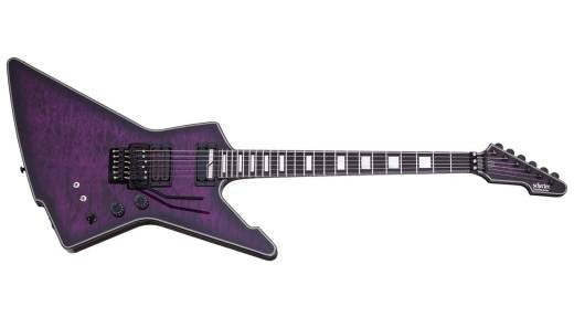Schecter E-1 FR S Special Edition Electric Guitar (Right-Handed, Trans Purple Burst)