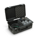 SKB SKB iSeries 2011-12 12-Mic Case (Black, Pre-Cut Foam) - Microphone Cases