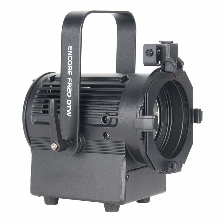 ADJ 2in Fresnel Fixture (3000K) with 17W WW LED & Barn Door