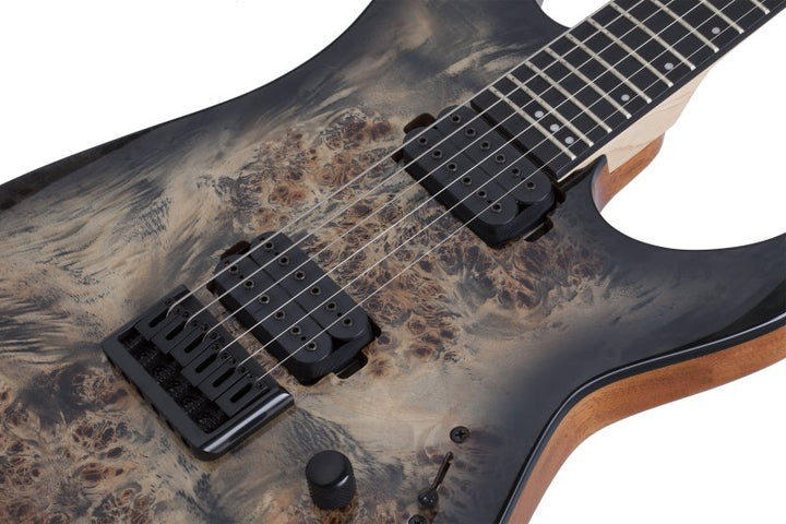 Schecter C-6 Pro Electric Guitar (Charcoal Burst)