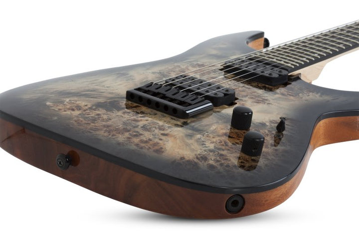 Schecter C-6 Pro Electric Guitar (Charcoal Burst)