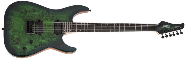 Schecter C-6 Pro Electric Guitar (Aqua Burst)