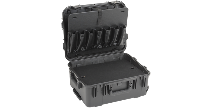 SKB SKB iSeries 1914-8 Percussion Case (Black / Pre-Cut) - Instrument Cases