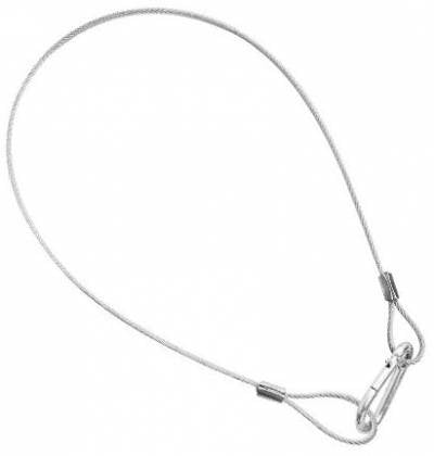 Global Truss G-30 30in Steel Safety Cable - 130lb Rated (Silver)