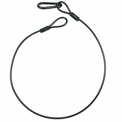 Global Truss B-30 30in Safety Cable - 130lb Rated (Black)