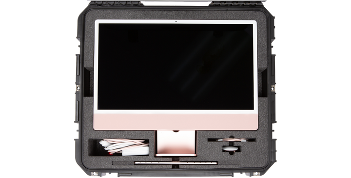 SKB SKB iSeries 2421-7 Custom 24” iMac Case (Black, Pre-Cut Foam) - Cases & Transport Accessories