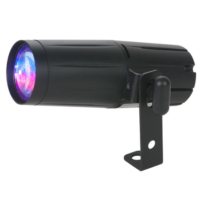 ADJ Pinspot with 15° Beam & 8W White LED + Remote