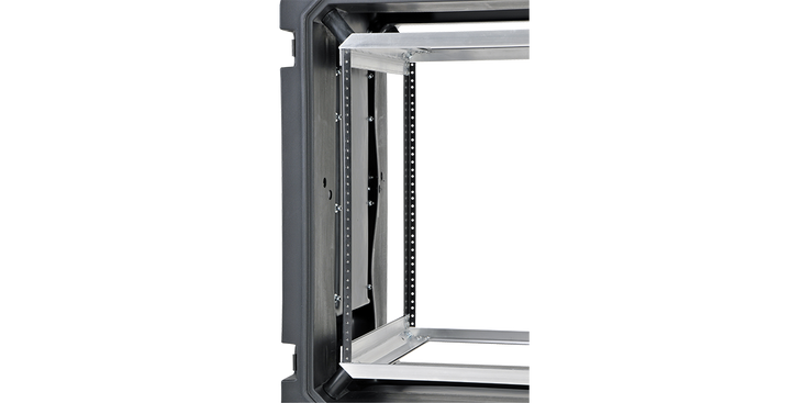 SKB SKB 3SKB-R12U20W rSeries 12U 20 Deep Rolling Shock Rack (Black) - Cases & Transport Accessories
