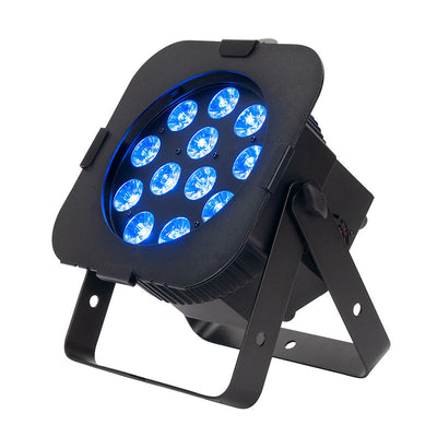 ADJ Low Profile PAR Fixture with 12 x 12W RGBWA+UV LED - Black