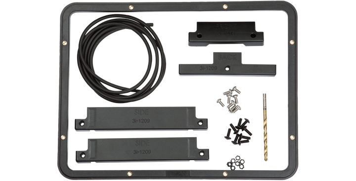 SKB SKB iSeries 1209 Panel Mounting Ring Kit (Black) - Instrument Accessories