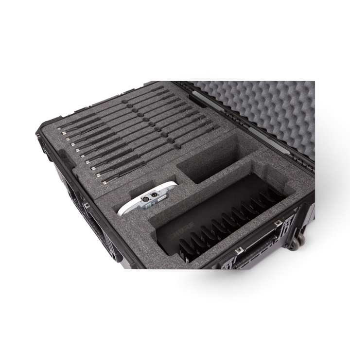 SKB SKB 3i-342412MXC iSeries 3424-12 Shure Microflex Wireless System Case (Black, Pre-Cut Foam) - Microphone Cases