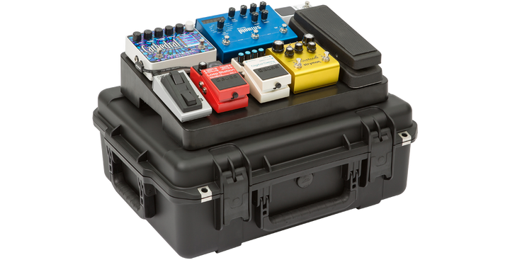 SKB SKB iSeries 2015-7 Case w/ 1SKB-PB1712 Pedalboard (Black / Empty) - Pedal Boards