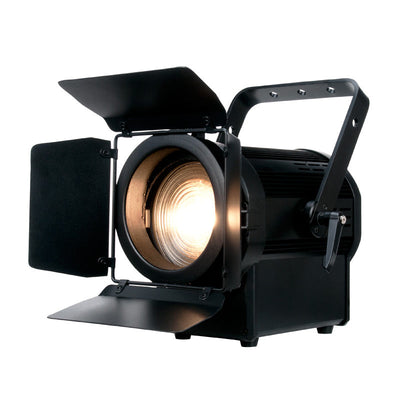 ADJ 8in Fresnel Fixture (3000K) with 130W WW LED & Barn Door