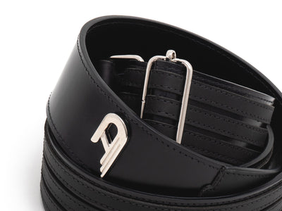 Duesenberg 3-Step Leather Guitar Strap Custom Edition (Stripes, Slim)