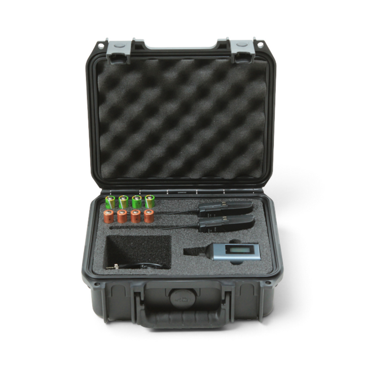 SKB SKB iSeries 0907-4 Sennheiser EW Wireless Mic Case (Black, Pre-Cut Foam) - Microphone Cases