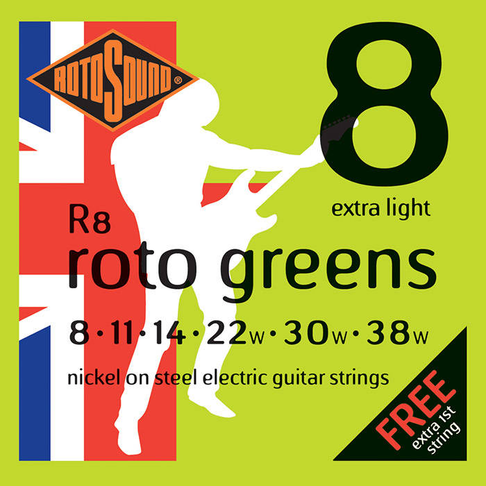 Rotosound Rotos R8 Electric Guitar Strings - Instrument Accessories