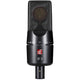 SE Electronics X1S X1 Series Large Condenser Microphone and Clip – front view