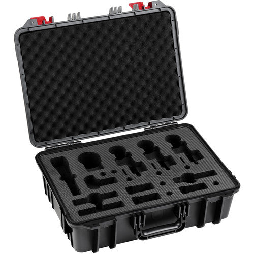 SE Electronics VPACK/CASE Plastic Flight Case for V Pack Microphones – rear view