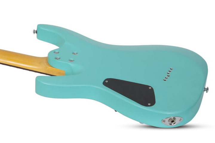 Schecter C-6 Deluxe Electric Guitar (Satin Aqua)