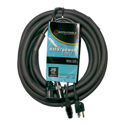 ADJ AC to XLR Audio Combo Cable - 25ft