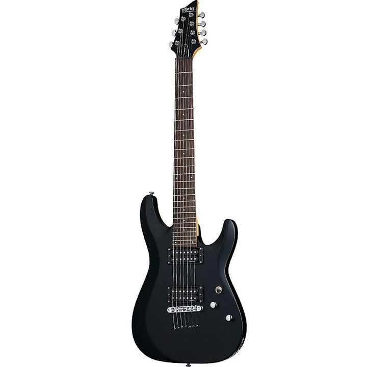 Schecter C-7 Deluxe 7-String Electric Guitar (Satin Black)