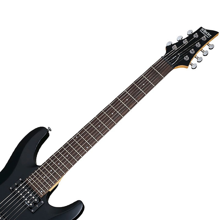Schecter C-7 Deluxe 7-String Electric Guitar (Satin Black)