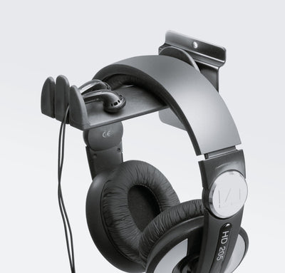 K&M K&M 44195 Black Headphone Holder