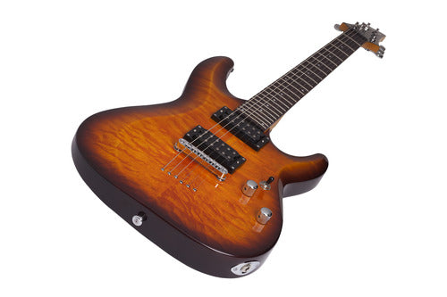 Schecter C-6 Plus Electric Guitar (Vintage Sunburst)