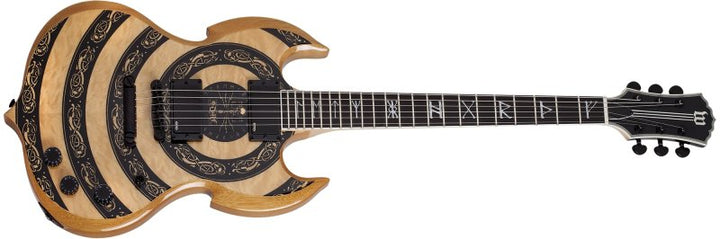 Schecter Wylde Audio Barbarian Norse Dragon Electric Guitar (RawTop)