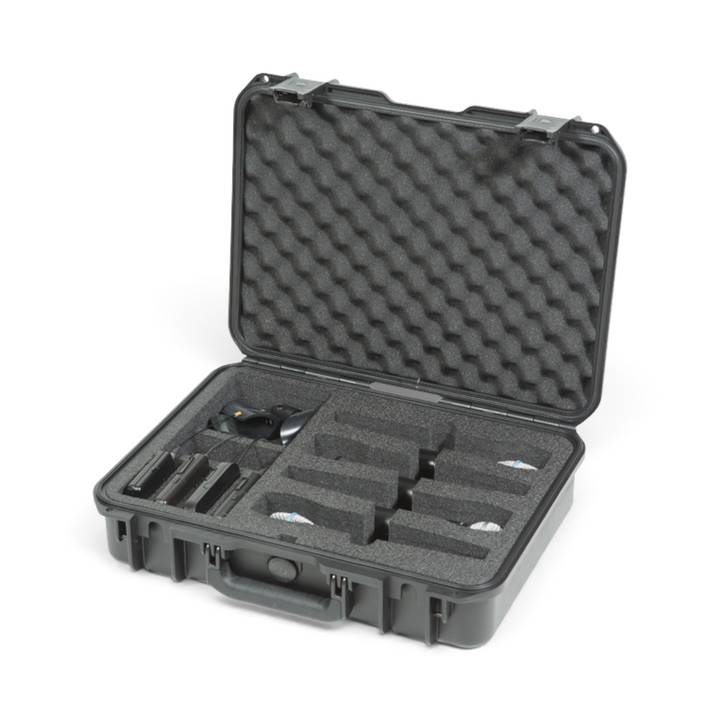 SKB SKB iSeries 1813-5 Wireless Four Mic Case (Black, Pre-Cut Foam) - Microphone Cases