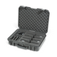 SKB SKB iSeries 1813-5 Wireless Four Mic Case (Black, Pre-Cut Foam) - Microphone Cases