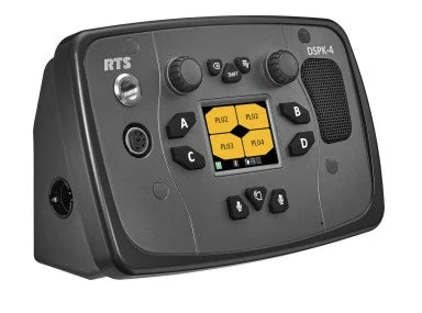 RTS DSPK4-W 4-Channel IP Wall Mount User Station with Power Supply