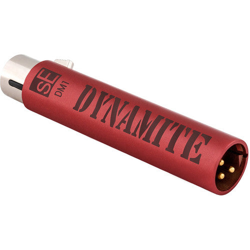 SE Electronics DM1 Dynamite Active In-line Microphone Preamp with 28dB Gain – three-quarter left view