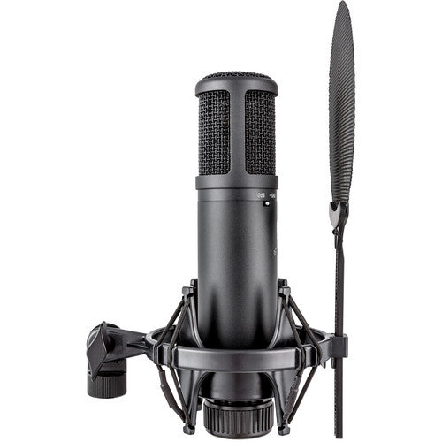 SE Electronics SE2200 Large Diaphragm Cardioid Condenser Mic with Shockmount & Filter – three-quarter right view