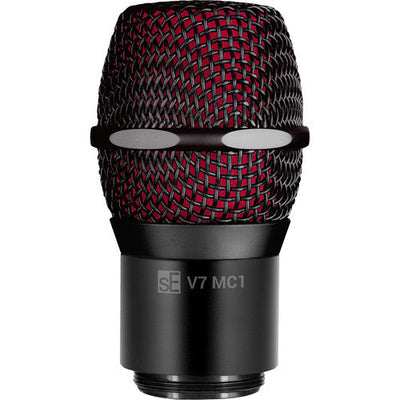 SE Electronics V7MC1/BLACK V7 Mic Capsule for Shure Wireless in Black – front view