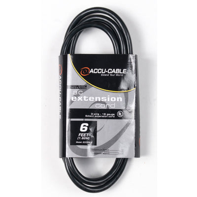 ADJ 16/3 IEC Extension Cord (Male to Female) - 6ft