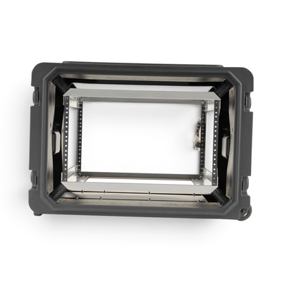 SKB SKB 3SKB-R06U20W rSeries 6U 20 Deep Rolling Shock Rack (Black) - Cases & Transport Accessories