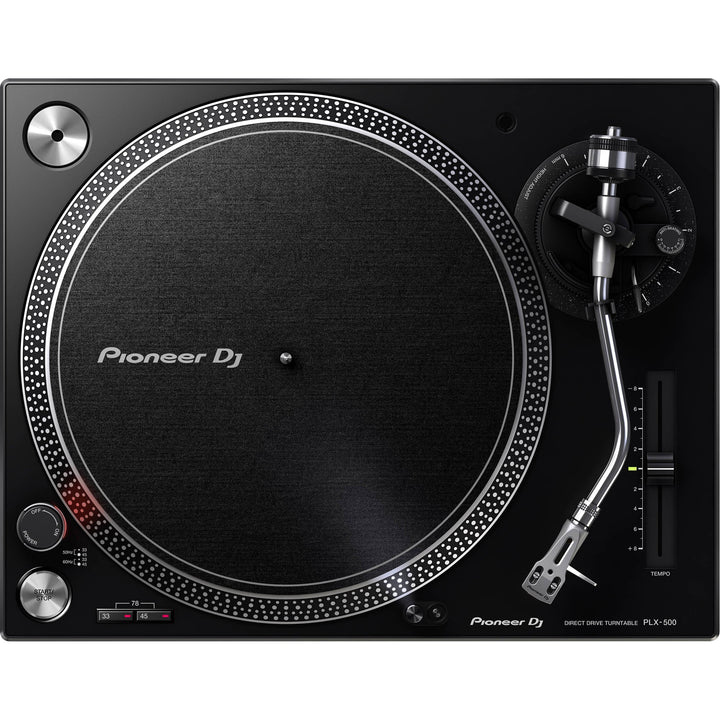 Pioneer DJ Pioneer DJ PLX-500-K High-Torque, Direct-Drive Turntable (Black)