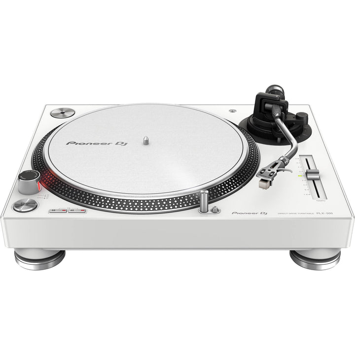 Pioneer DJ Pioneer DJ PLX-500-W High-Torque, Direct-Drive Turntable (White)