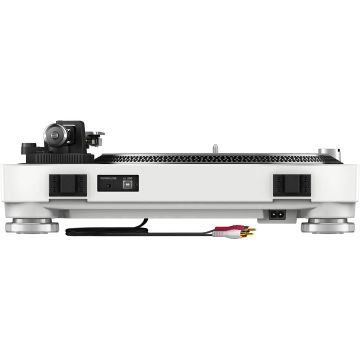 Pioneer DJ Pioneer DJ PLX-500-W High-Torque, Direct-Drive Turntable (White)