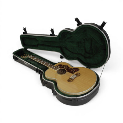 SKB SKB 1SKB-20 Universal Jumbo Acoustic Deluxe Guitar Case (Black) - Instrument Cases