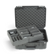 SKB SKB iSeries 1813-7 Wireless Eight Mic Case (Black, Pre-Cut Foam) - Microphone Cases