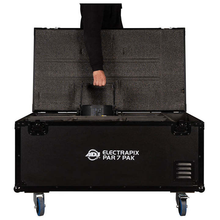 ADJ 6 x ELECTRAPIX-PAR-7 Fixtures with Charging Case