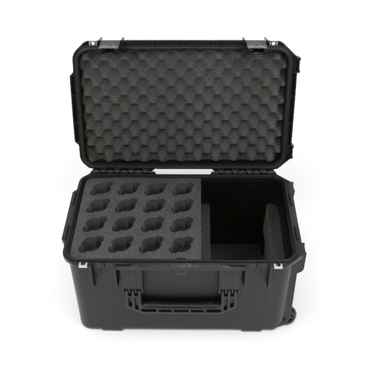 SKB SKB 3i-221312WMC iSeries 2213-12 Wireless 16 Mic Case (Black, Pre-Cut Foam) - Microphone Cases