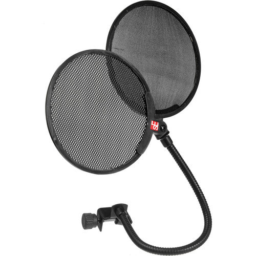 SE Electronics DUALPROPOP Dual Metal and Fabric Pop Filter – three-quarter left view
