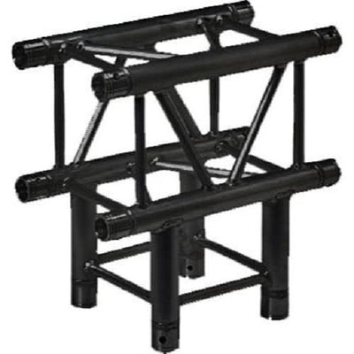 Global Truss Global Truss F34-SQ-4129-BLACK 3-Way 90° Square T-Junction for F34 (Matte Black)
