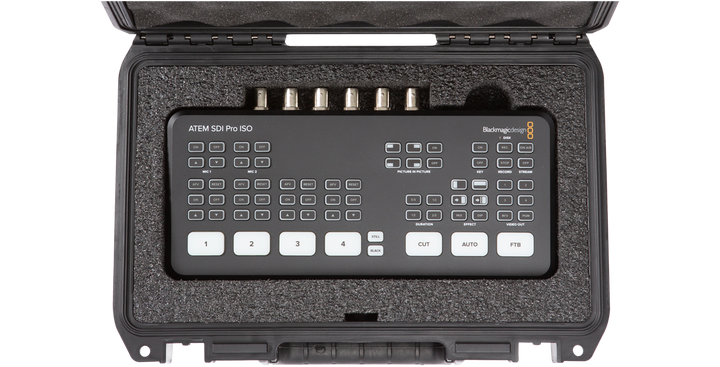SKB SKB 3i-10063ATM iSeries 1006-3 Blackmagic Design ATEM Mini Case (Black, Pre-Cut Foam) - Cases & Transport Accessories