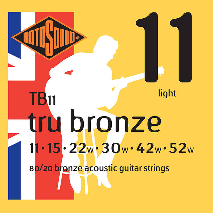 Rotosound Tru Bronze TB11 Acoustic Guitar Strings - Instrument Accessories