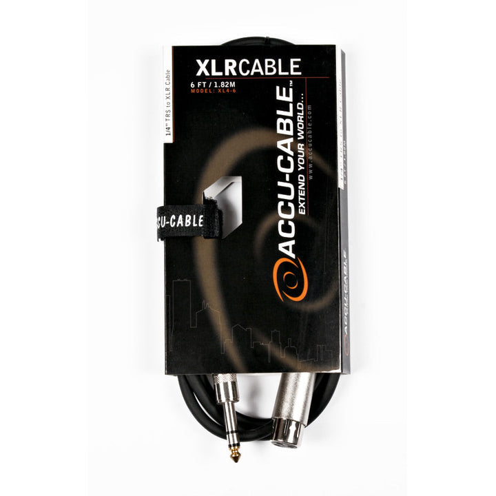 ADJ Speaker Cable with 1/4in TRS to XLR - 6ft