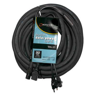ADJ AC to XLR Audio Combo Cable - 50ft